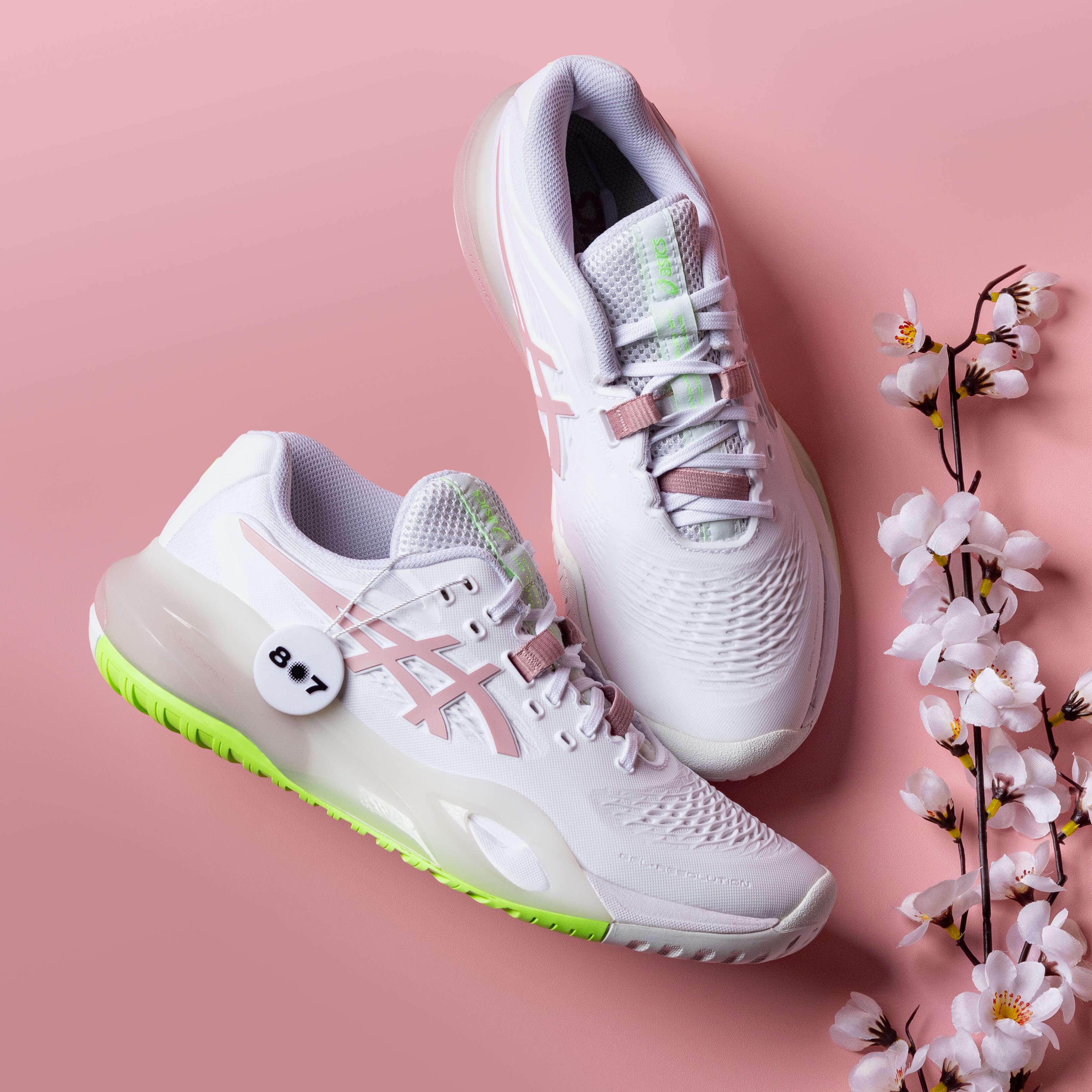 Asics Gel Resolution x White Morganite