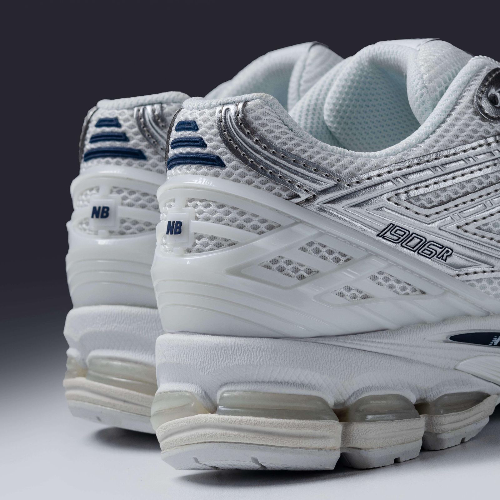 New Balance 1906R White Navy Silver Metallic