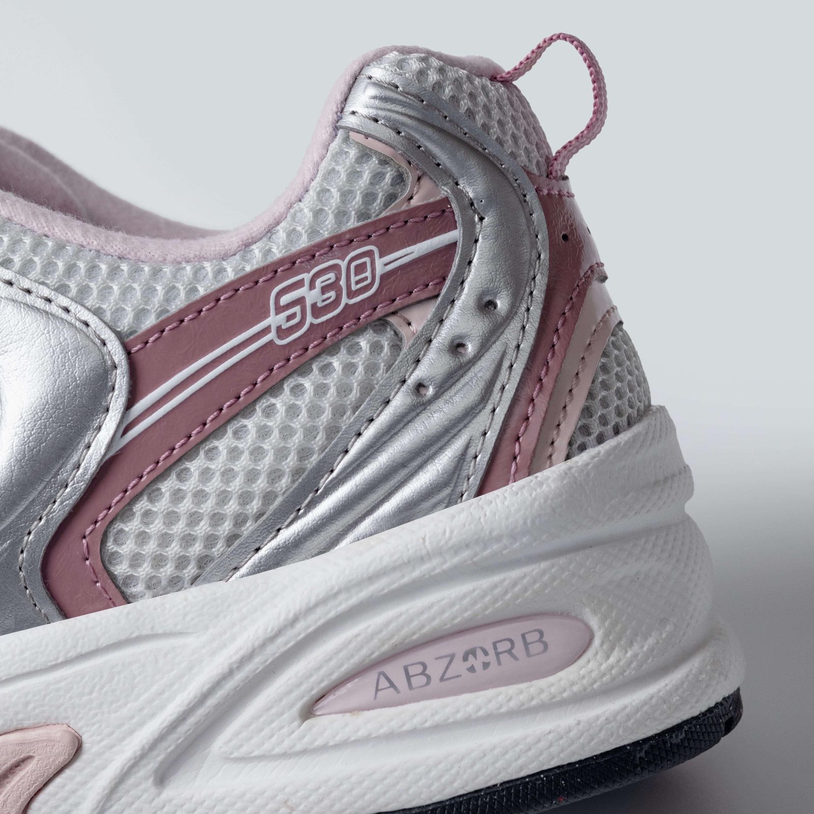 New Balance 530 Silver Metalic Rosewood