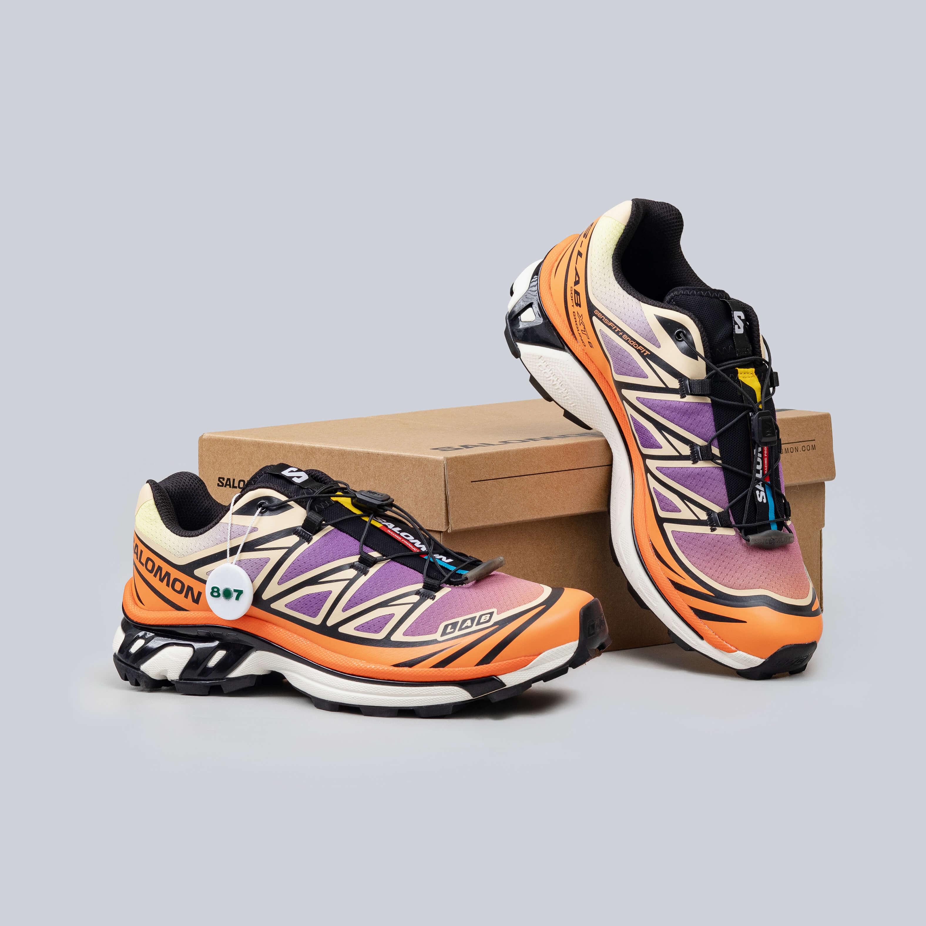 Salomon XT6 Black Almond Dragon