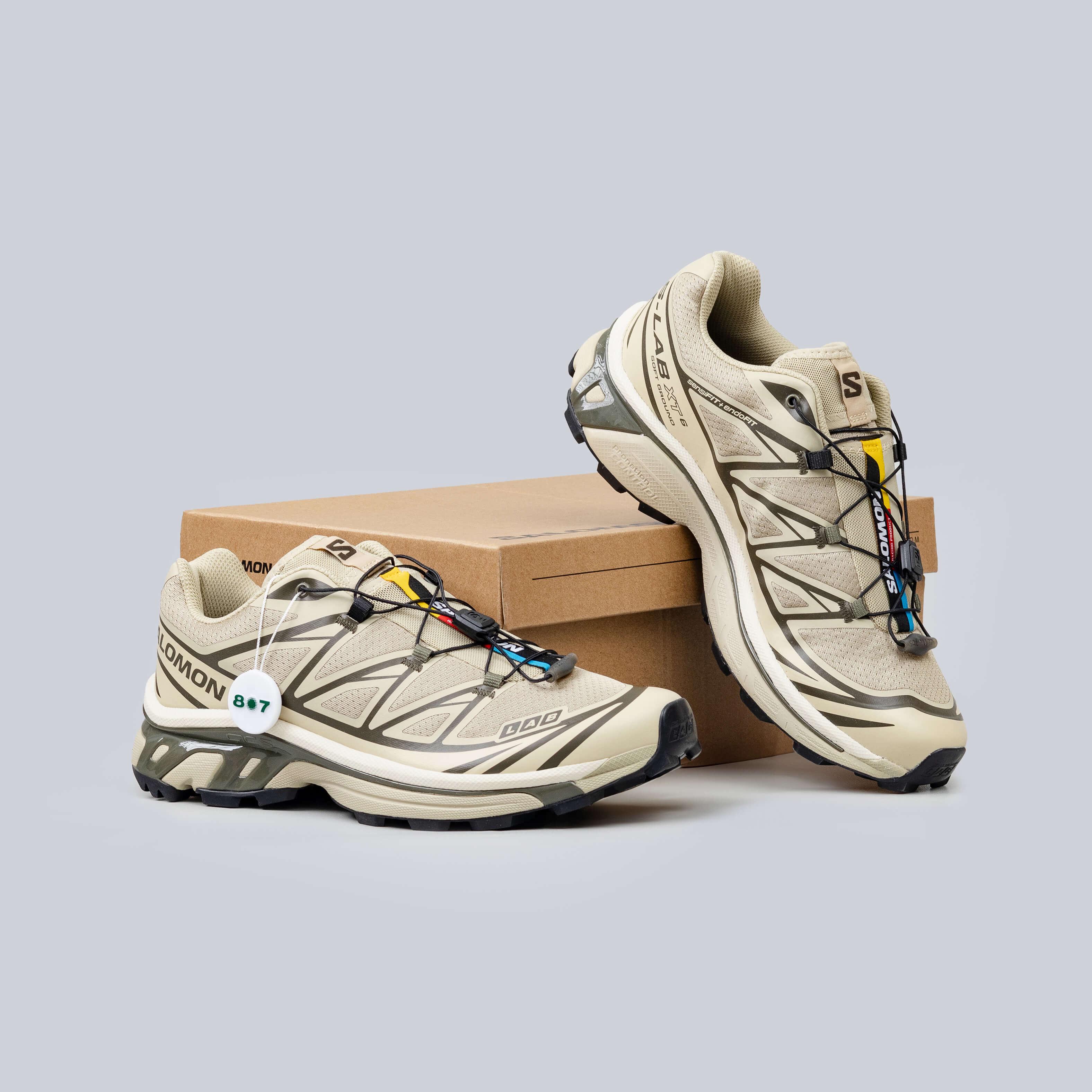 Salomon XT6 Black Eucalyptus Grape Leaf