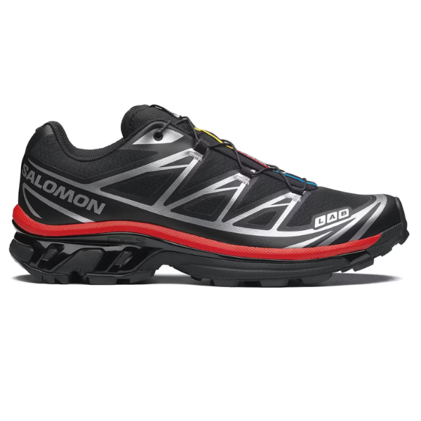 Salomon XT6 Black Fiery Red Silver