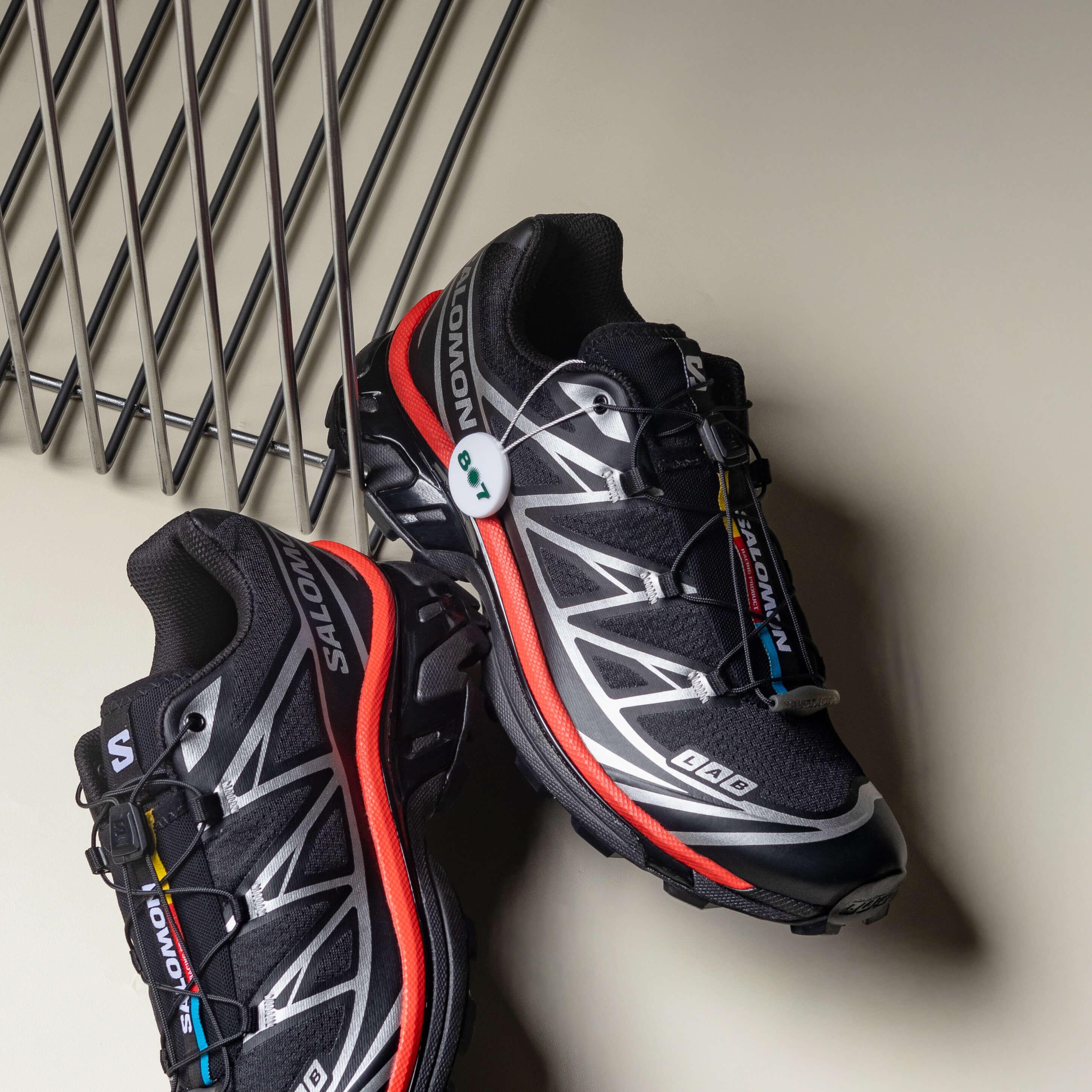 Salomon XT6 Black Fiery Red Silver