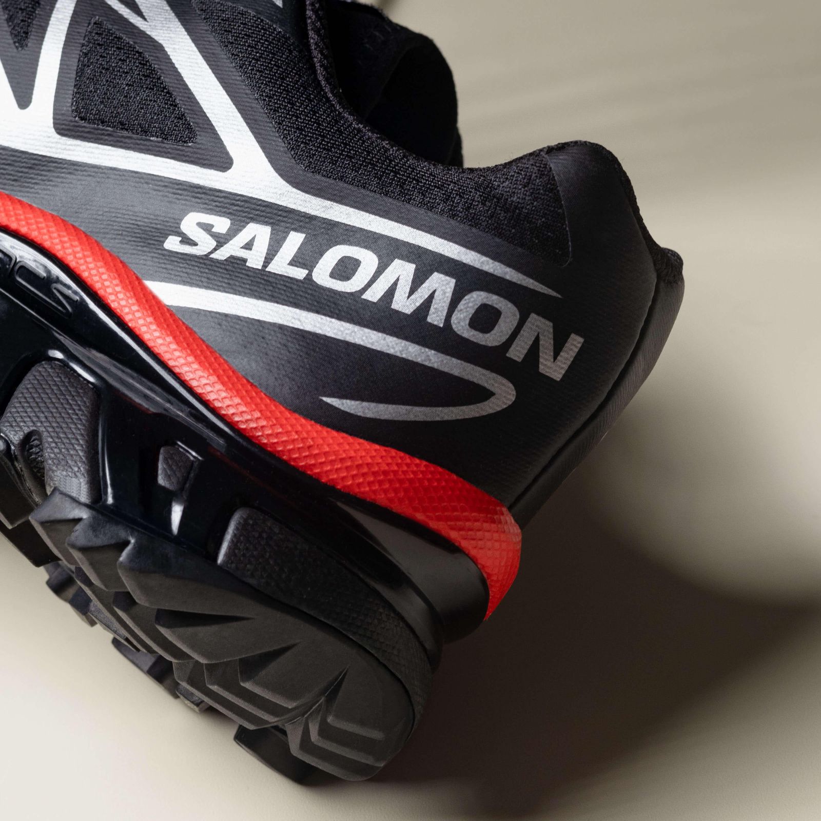 Salomon XT6 Black Fiery Red Silver