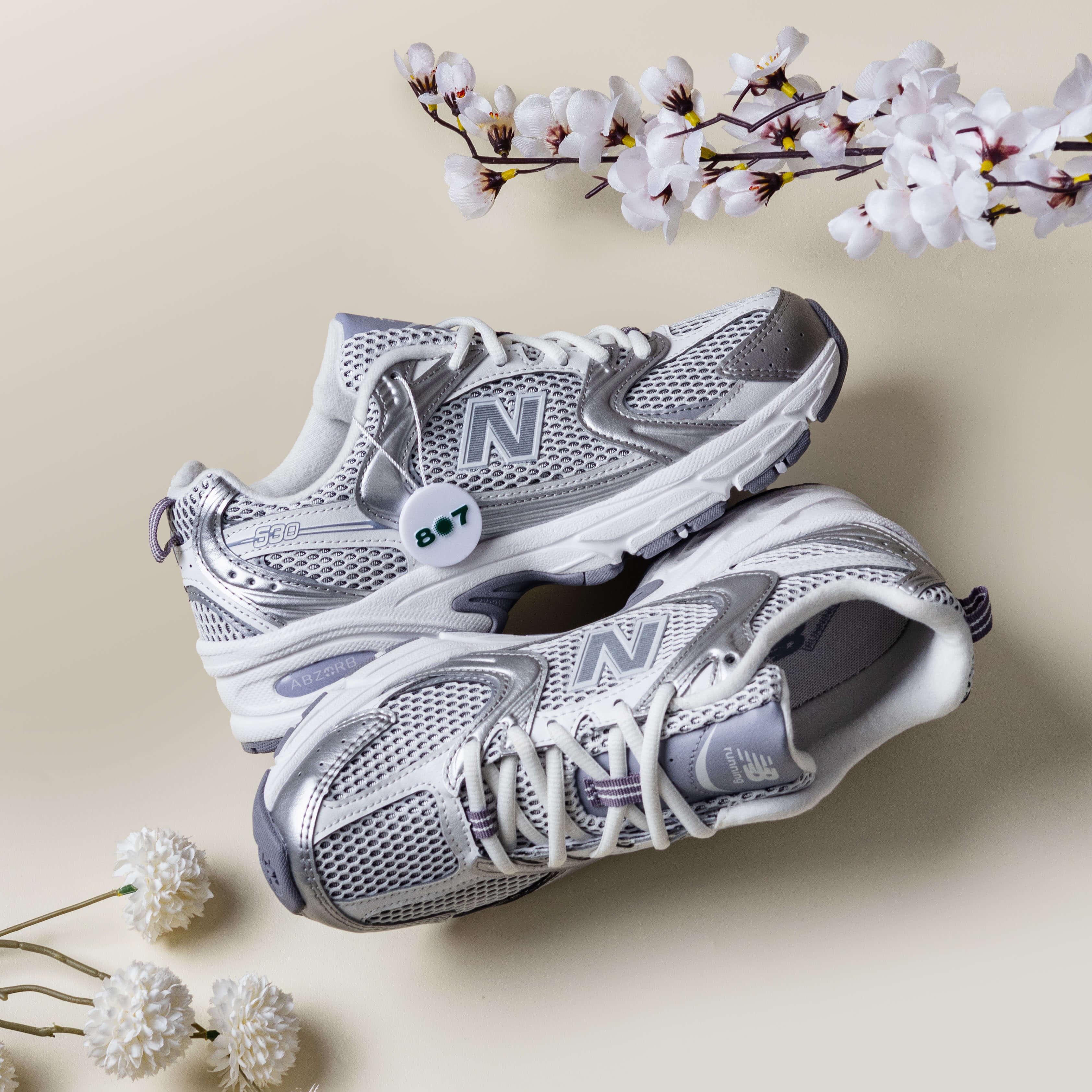 New Balance 530 Grey Matter Silver White Metallic