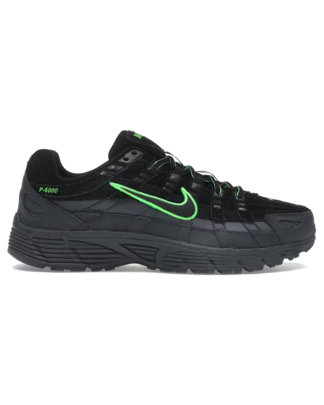 Nike P6000 PRM Black Green Strike