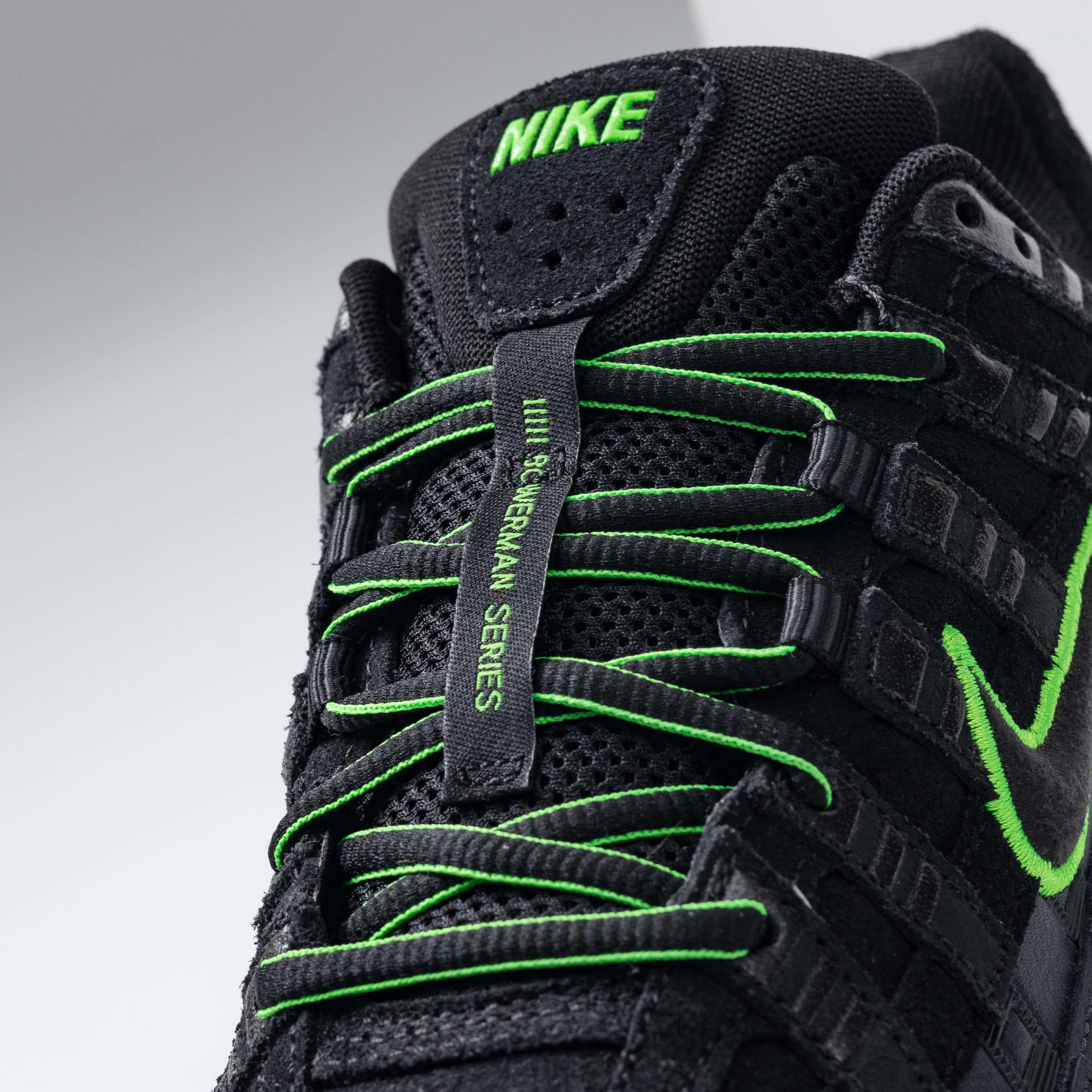 Nike P6000 PRM Black Green Strike