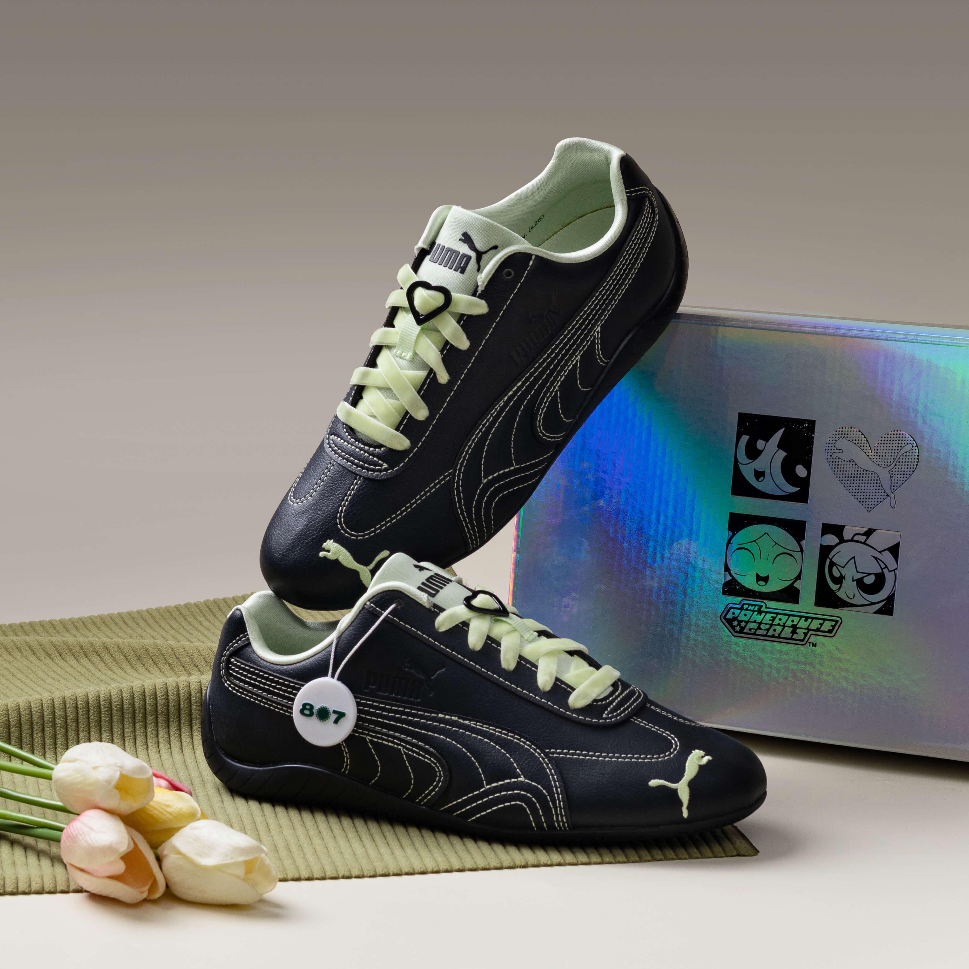 Puma Speedcat The Powerpuff Girls Black Green Illusion