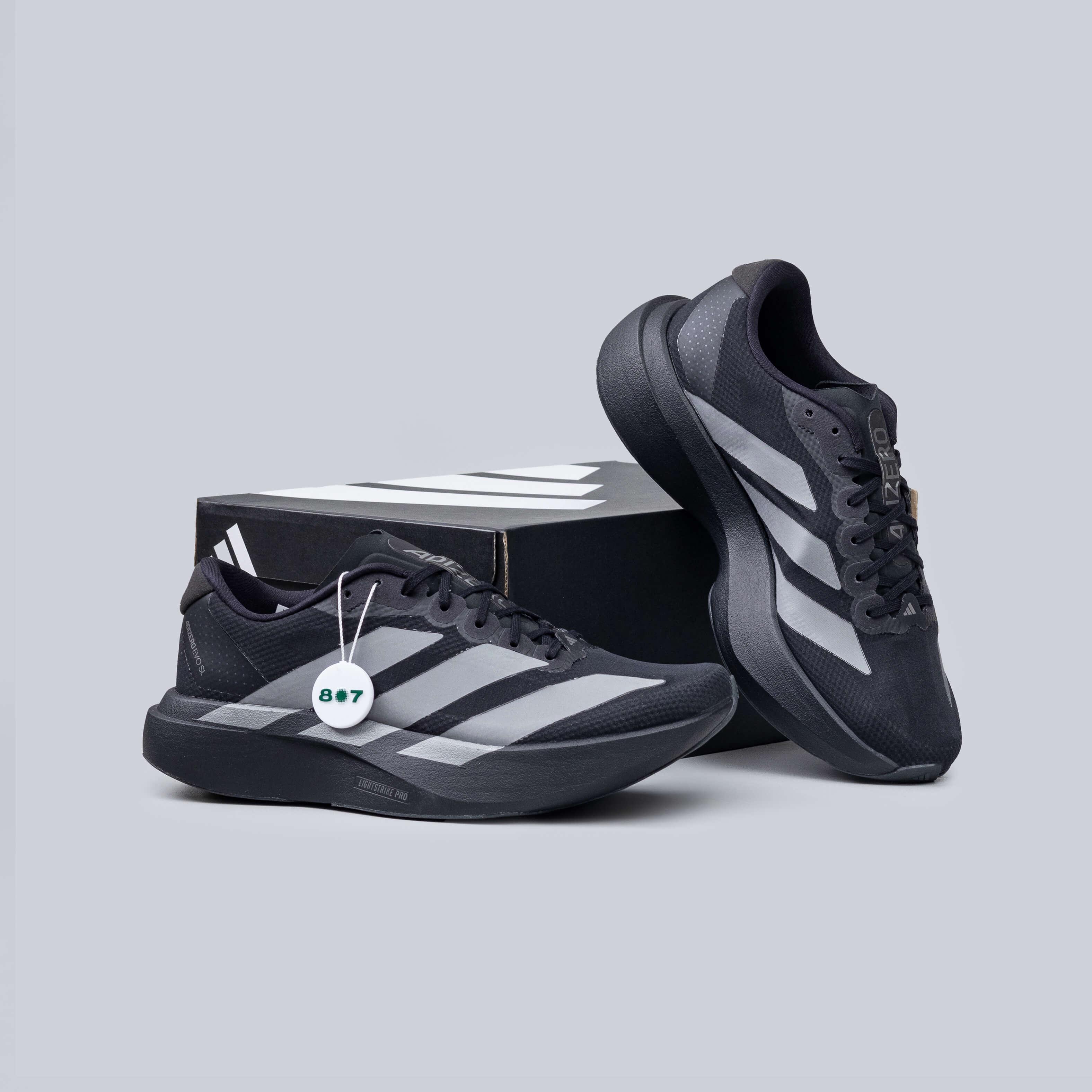 Adidas Adizero Evo SL Woven Core Black Metallic Women