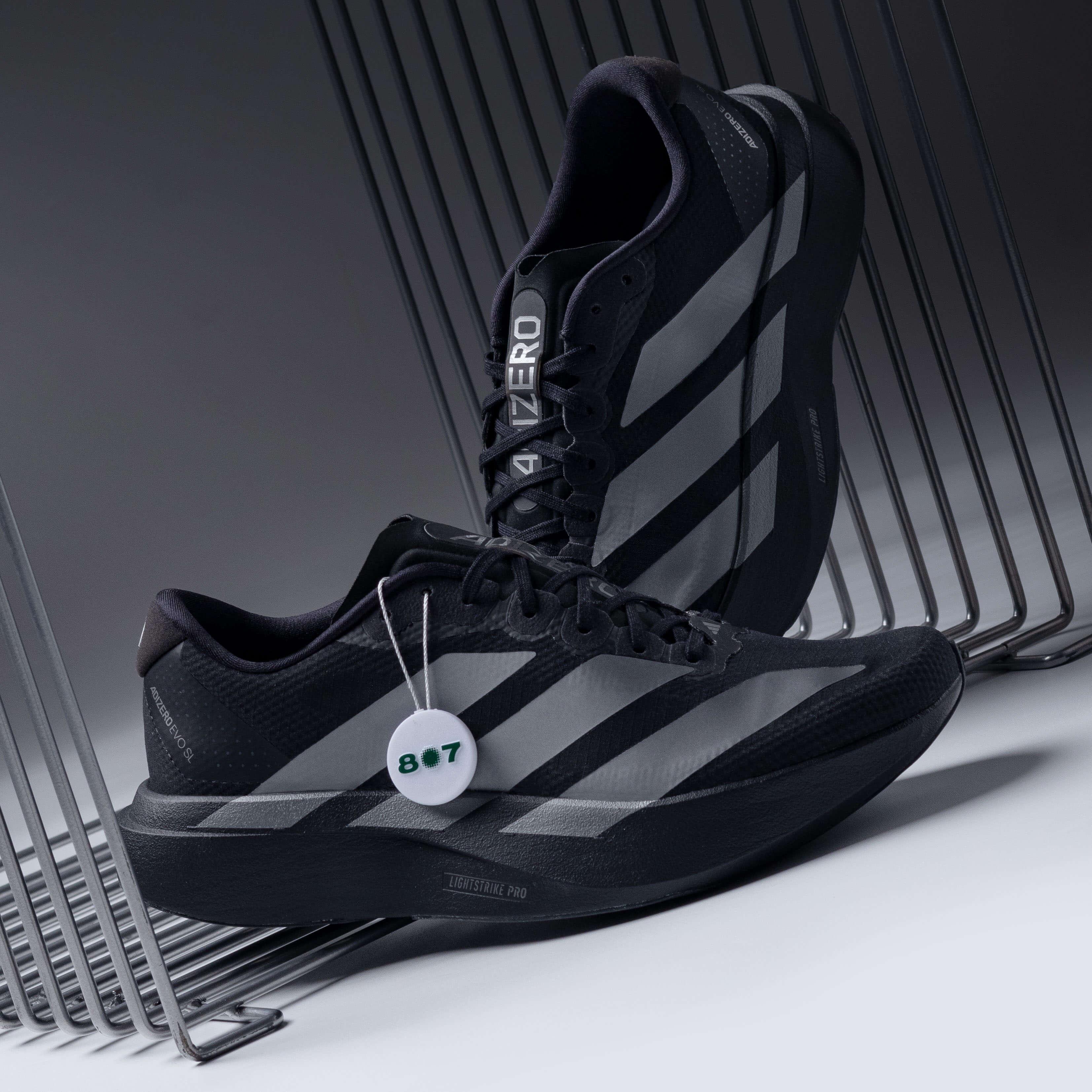 Adidas Adizero Evo SL Woven Core Black Metallic Women