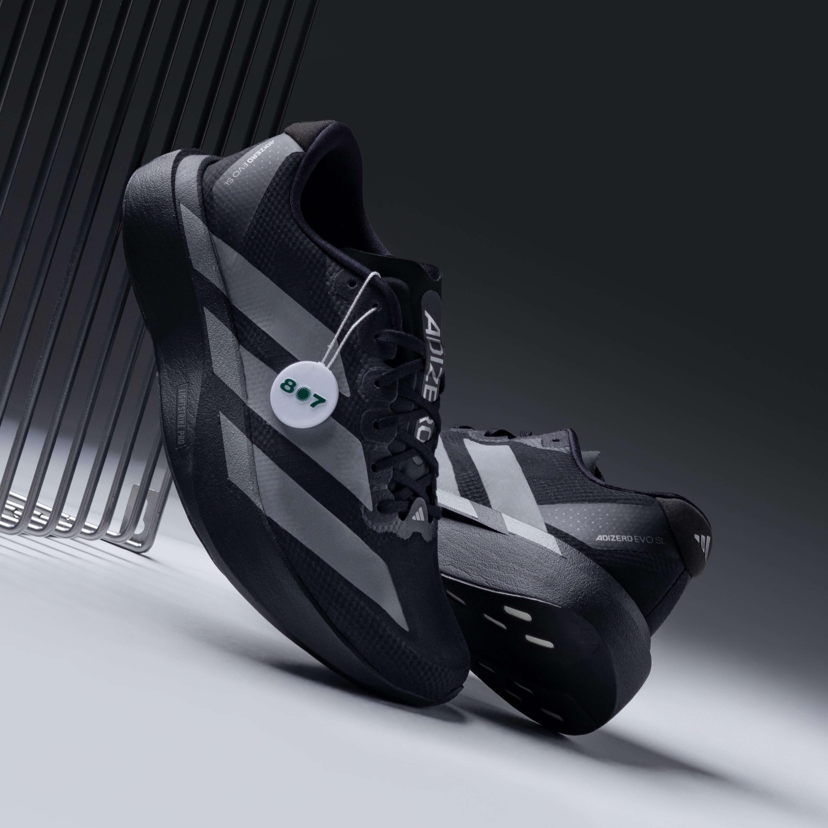 Adidas Adizero Evo SL Woven Core Black Metallic Women