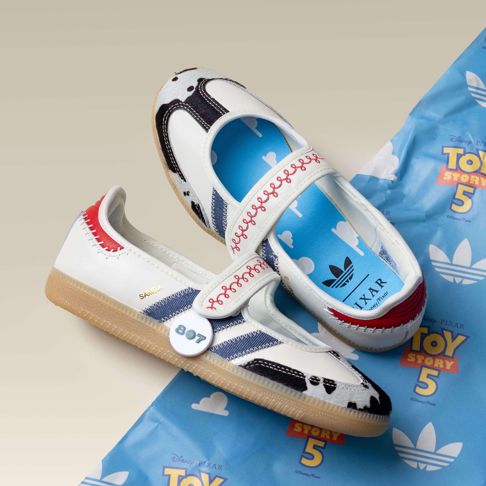 Adidas Samba Jane Toy Story Jessie Off White