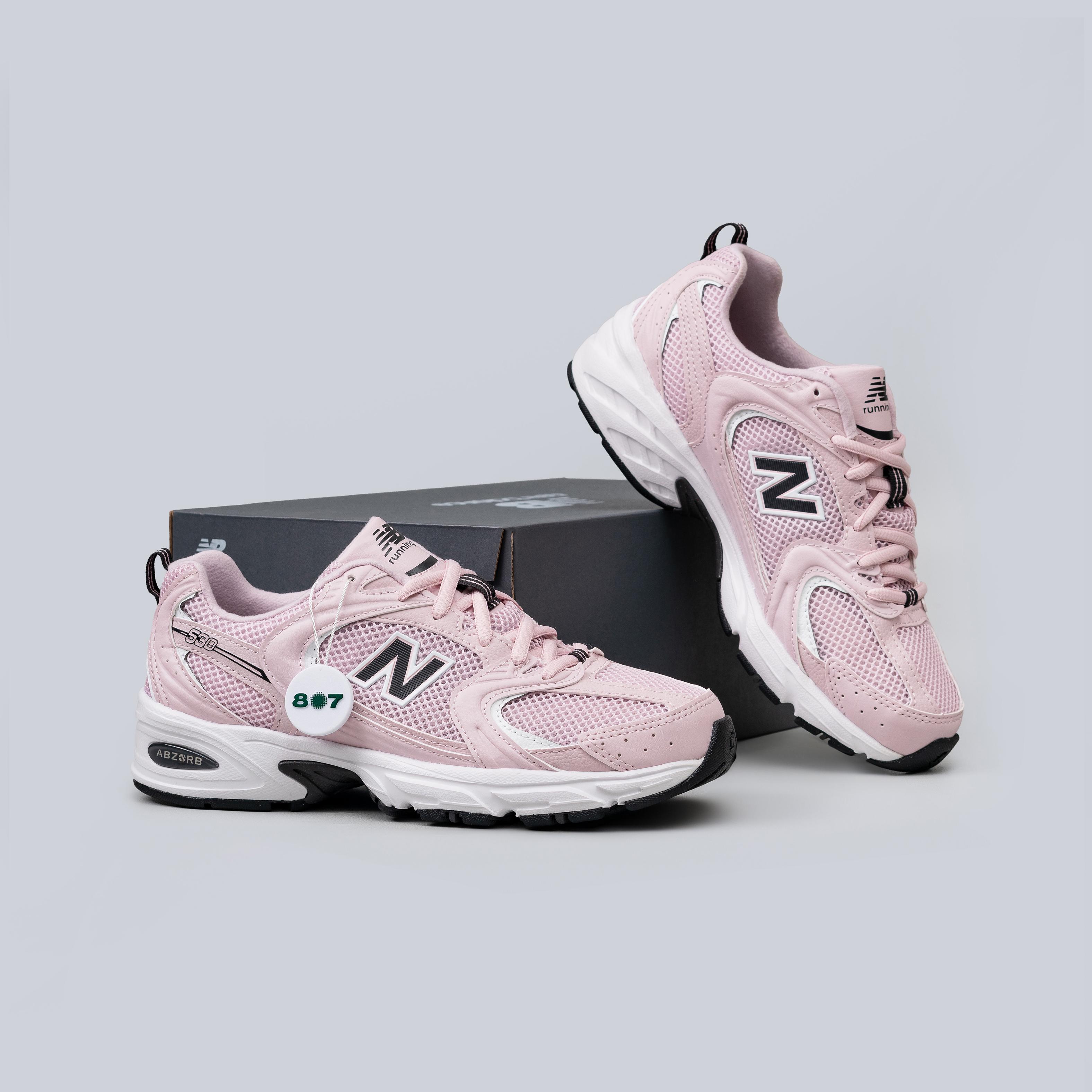  New Balance 530 Stone Pink Fade Black