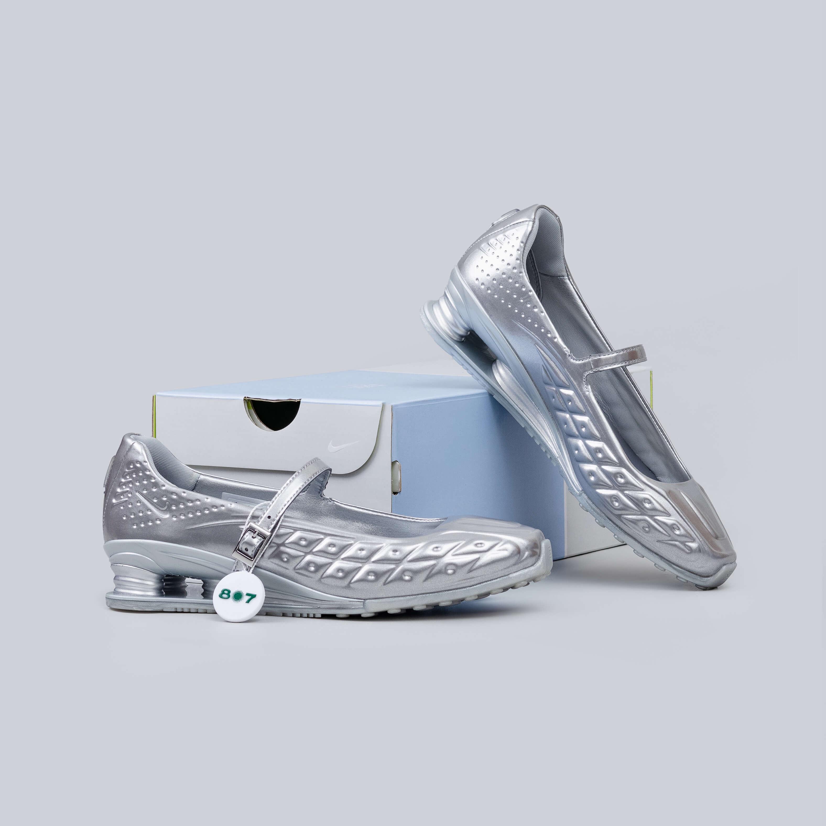 Nike Shox Z Calistra Metallic Silver