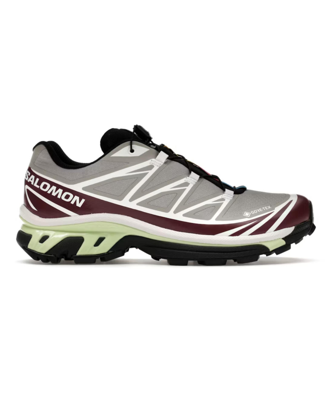 Salomon XT6 Goretex Paloma Maroon Banner