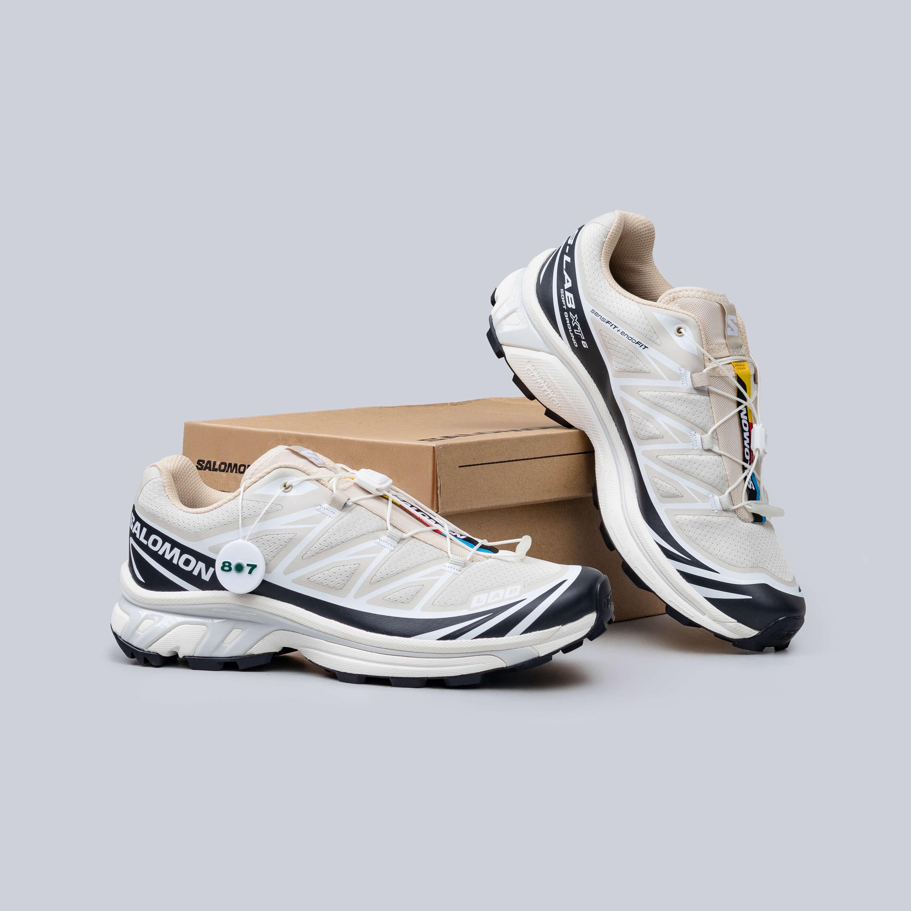 Salomon XT6 Rainy Day Black White