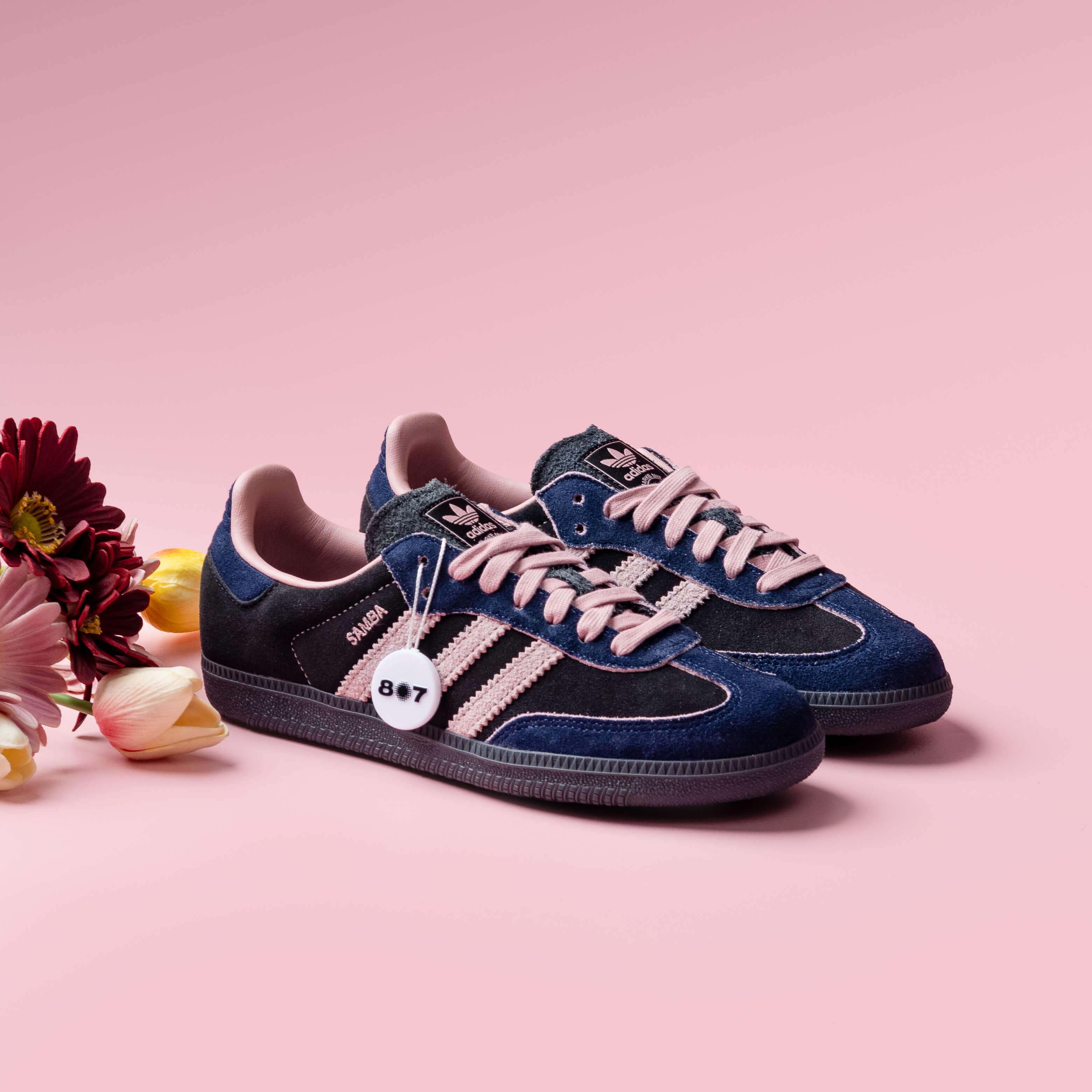 Adidas Samba OG Black Wonder Mauve Indigo