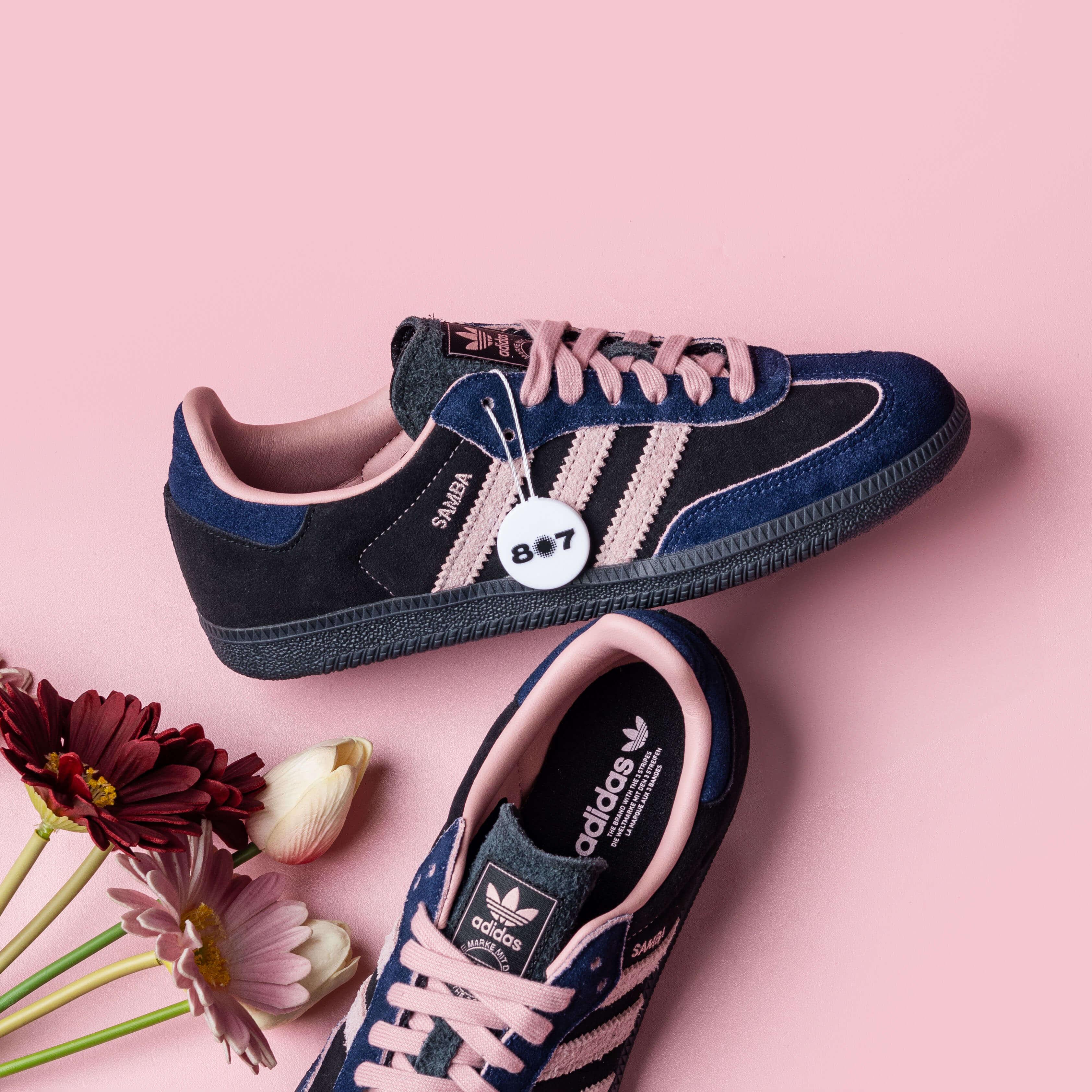 Adidas Samba OG Black Wonder Mauve Indigo