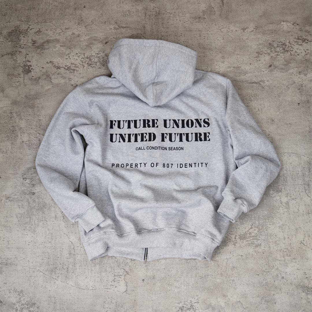 807 Identity Future Unions Grey Hoodie