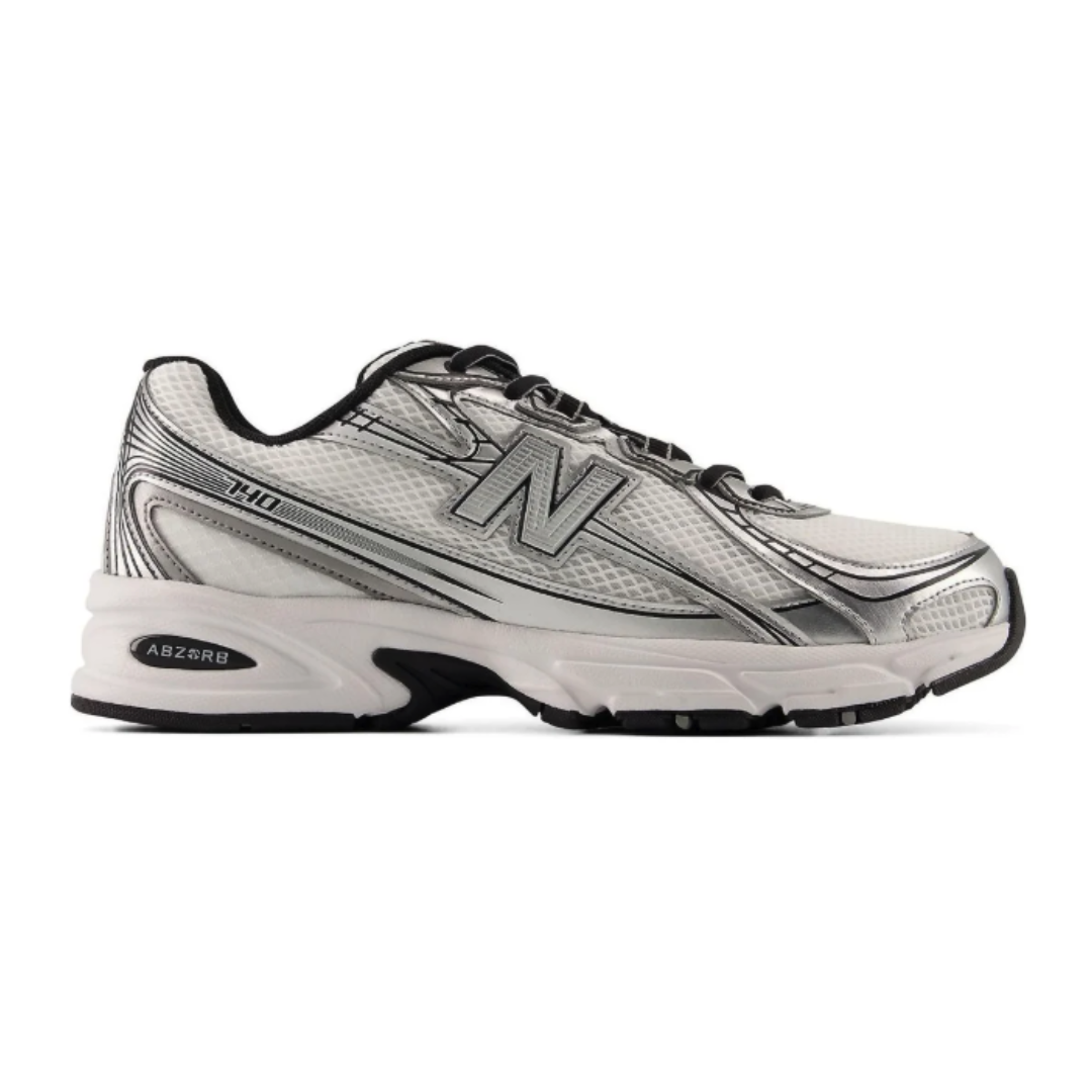 New Balance 740 Retro Raincloud Silver Metallic White